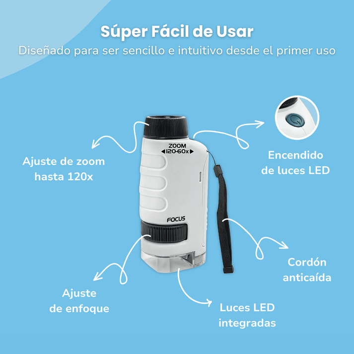 MICPLUS® - Microscopio para niños